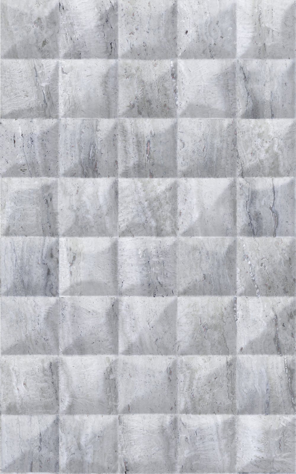 ASIA TILE 25X40 ENZO GREY DECOR EMBOSSED
